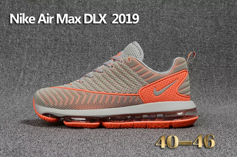 cheap nikelab air max 2019 dlx 20psi gray orange